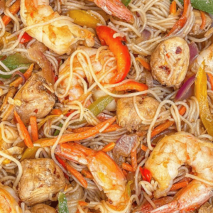 Rice Vermicelli/ Singapore Noodles (Shrimps & Chicken)