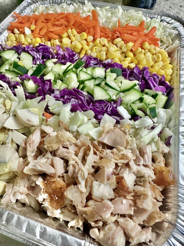 salad(shredded chicken)