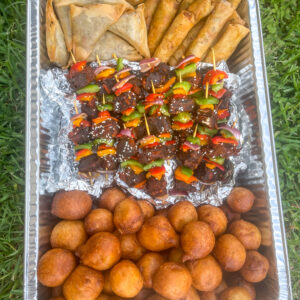 Small chops platter( beef kebab)